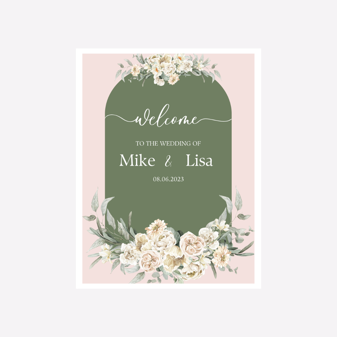 Wedding Welcome Sign