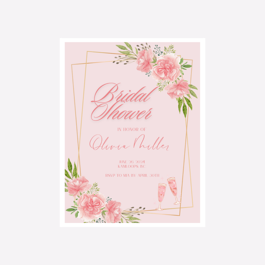 Bridal Shower Invitation Cards