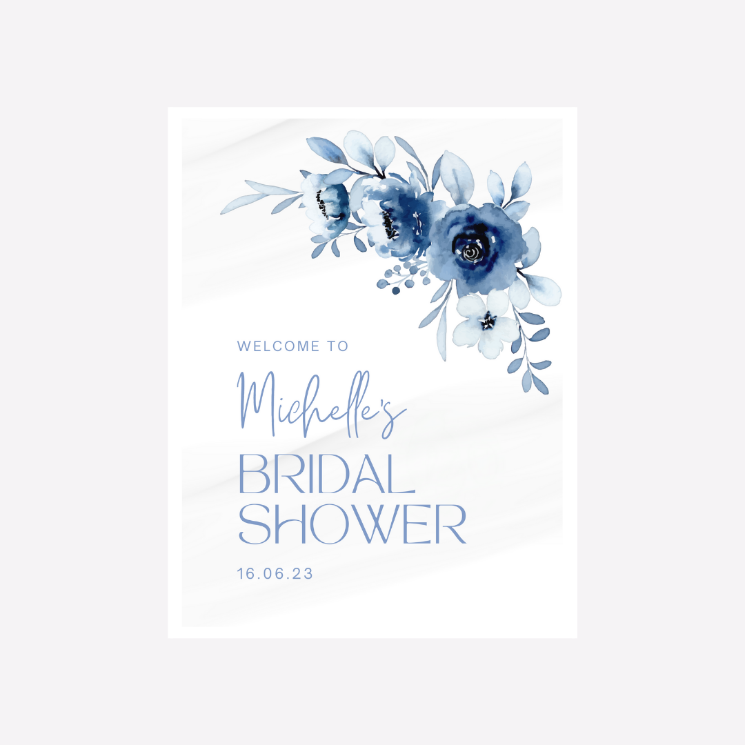 Bridal Shower Welcome Sign
