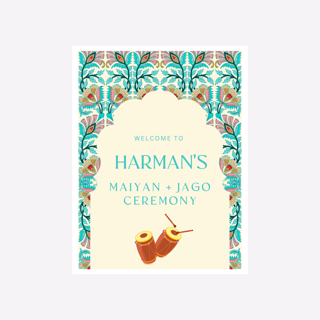 Maiyan + Jago Welcome Sign